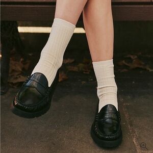 NWT JCrew Winona lug penny loafer